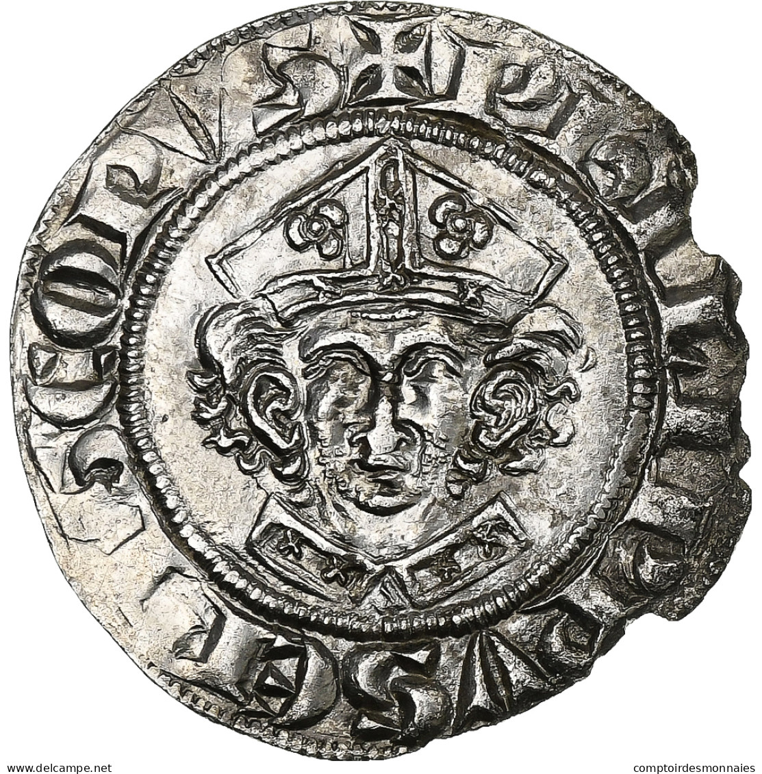 Évêché De Cambrai, Philippe De Marigny, Petit Gros, 1306-1309, Cambrai - Otros & Sin Clasificación