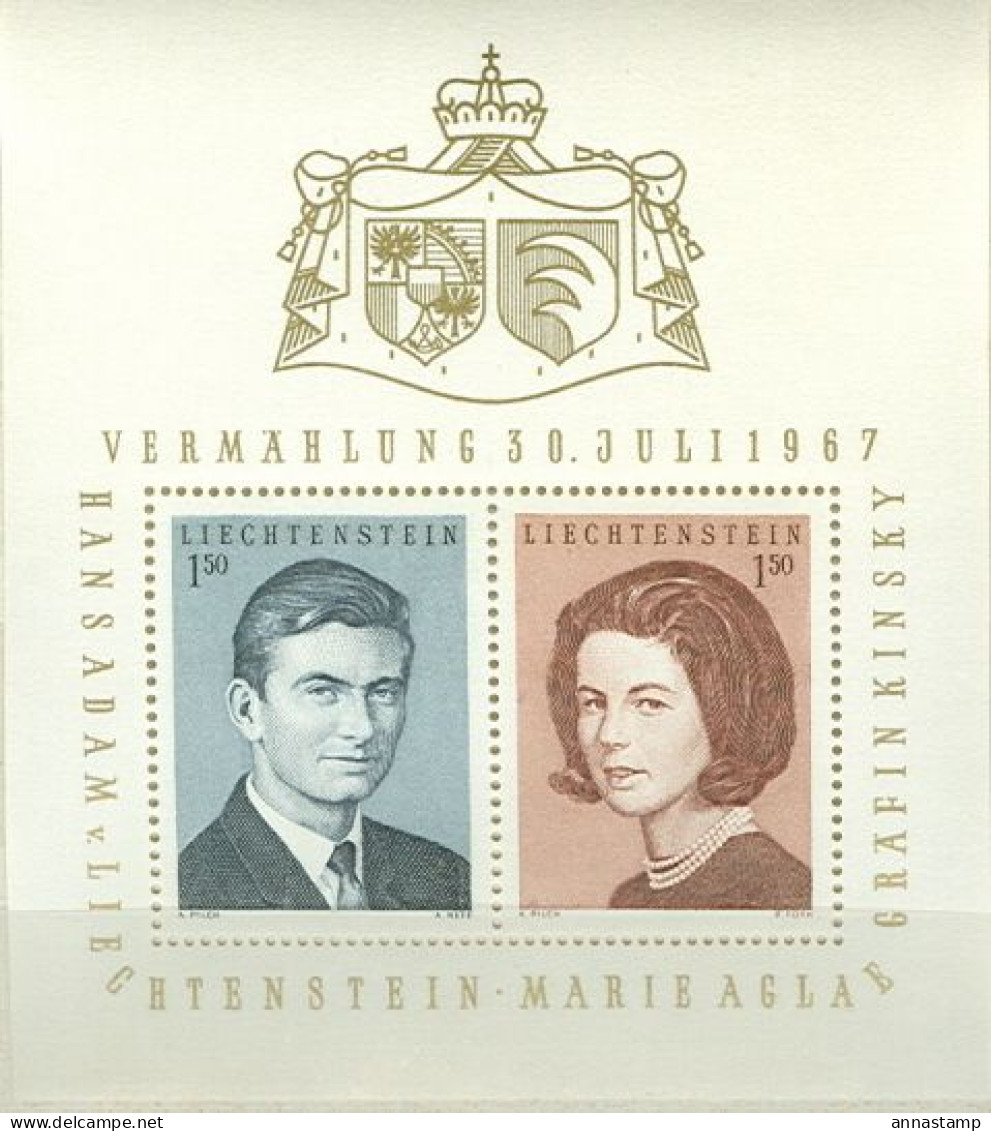 Liechtenstein MNH SS - Familles Royales