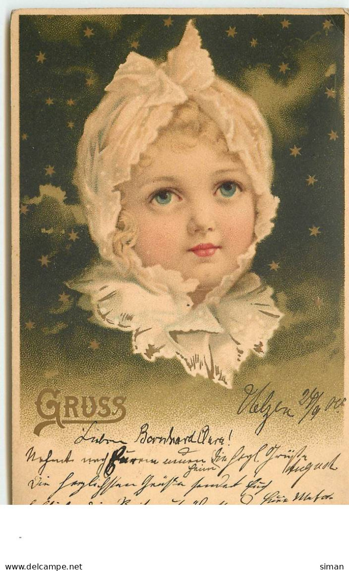 N°16187 - Gruss - Portrait D'une Fillette - Autres & Non Classés