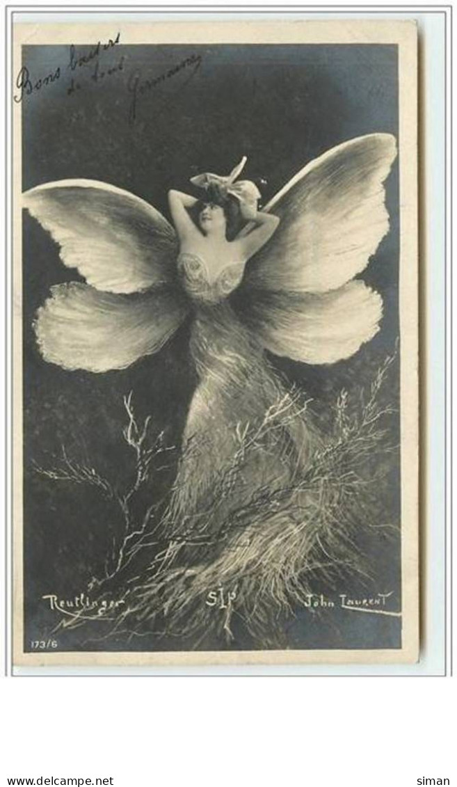 N°2416 - Reutlinger - John Taurent - Surréalisme - Femme Papillon - - Artisti