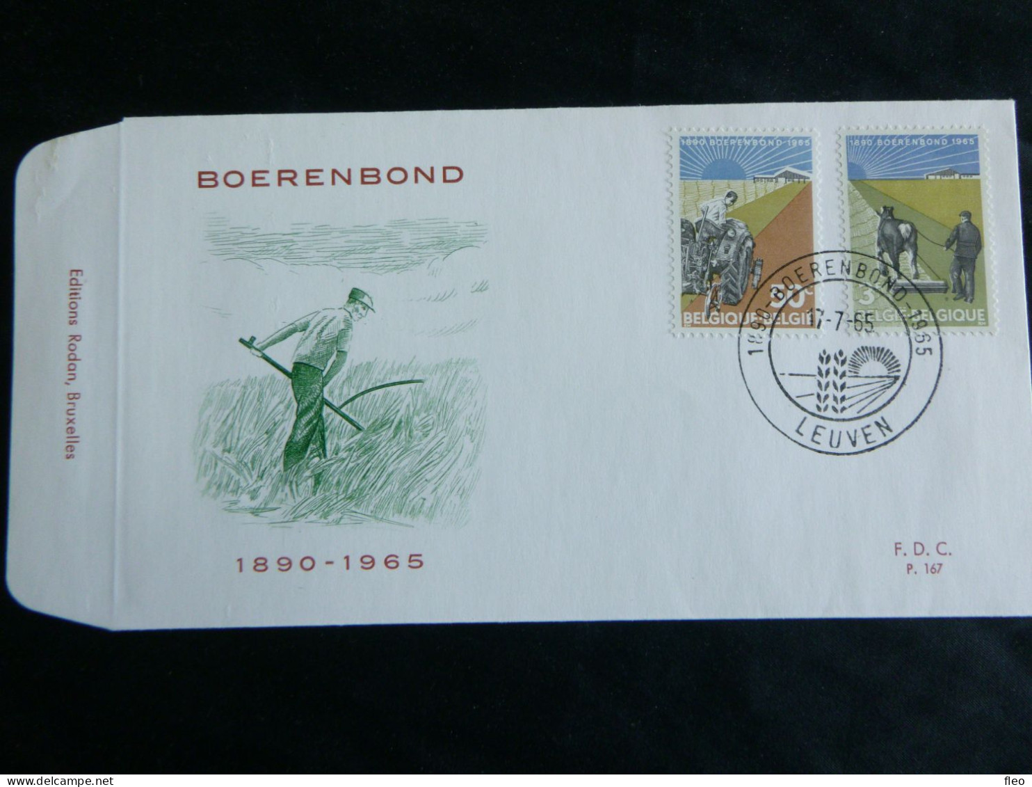 1965 1340-1341 FDC (Leuven) : " Boerenbond " - 1961-1970