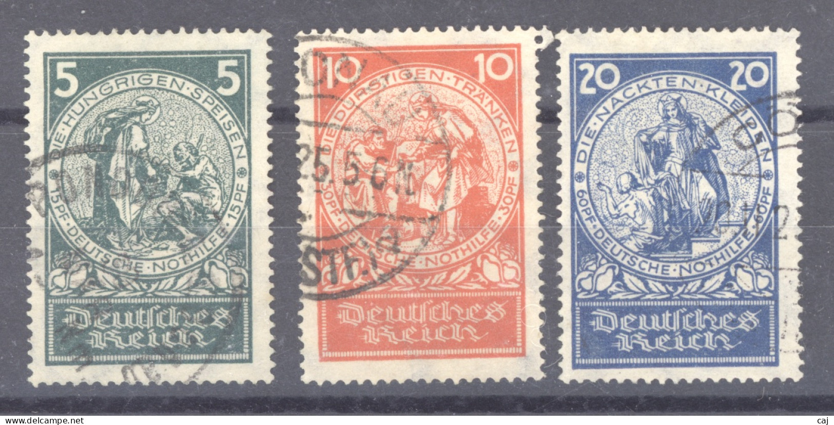 Allemagne  -  Reich  :  Mi  351-53  (o) - Used Stamps