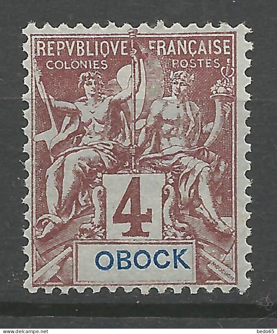 OBOCK N° 34 NEUF** LUXE SANS CHARNIERE / Hingeless / MNH - Ungebraucht