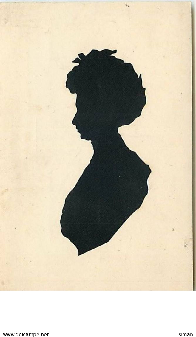 N°2509 - Silhouette  Femme - Silhouetkaarten