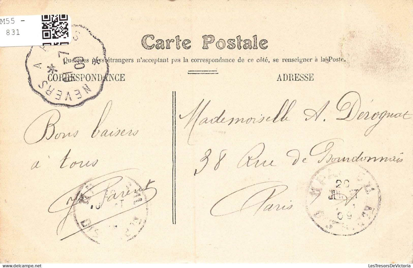 FRANCE - Gien - Vue Sur La Rue Jeanne D'Arc - Vue Générale - Animé - Carte Postale Ancienne - Gien