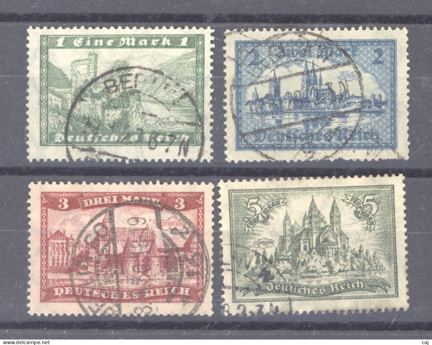 Allemagne  -  Reich  :  Mi  364-67  (o)              ,       N2 - Used Stamps