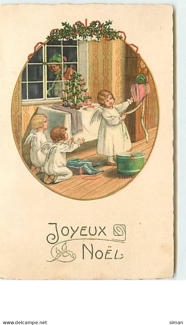 N°7522 - Carte Illustrateur - Pauli Ebner - Joyeux Noel - Angelots - Ebner, Pauli