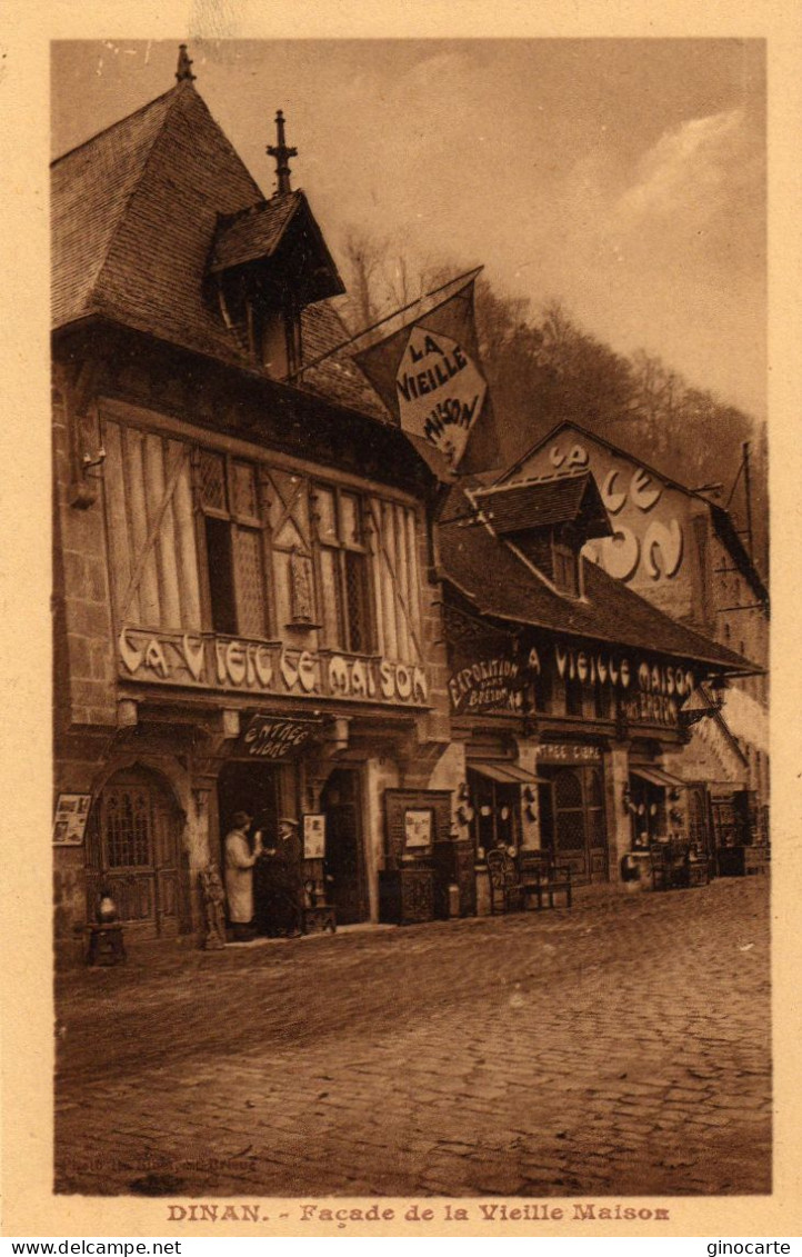 Dinan Facade De La Vieille Maison - Dinan