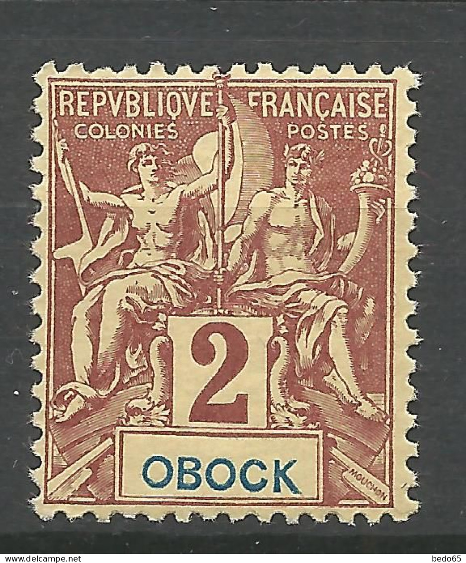 OBOCK N° 33 NEUF** LUXE SANS CHARNIERE / Hingeless / MNH - Nuevos
