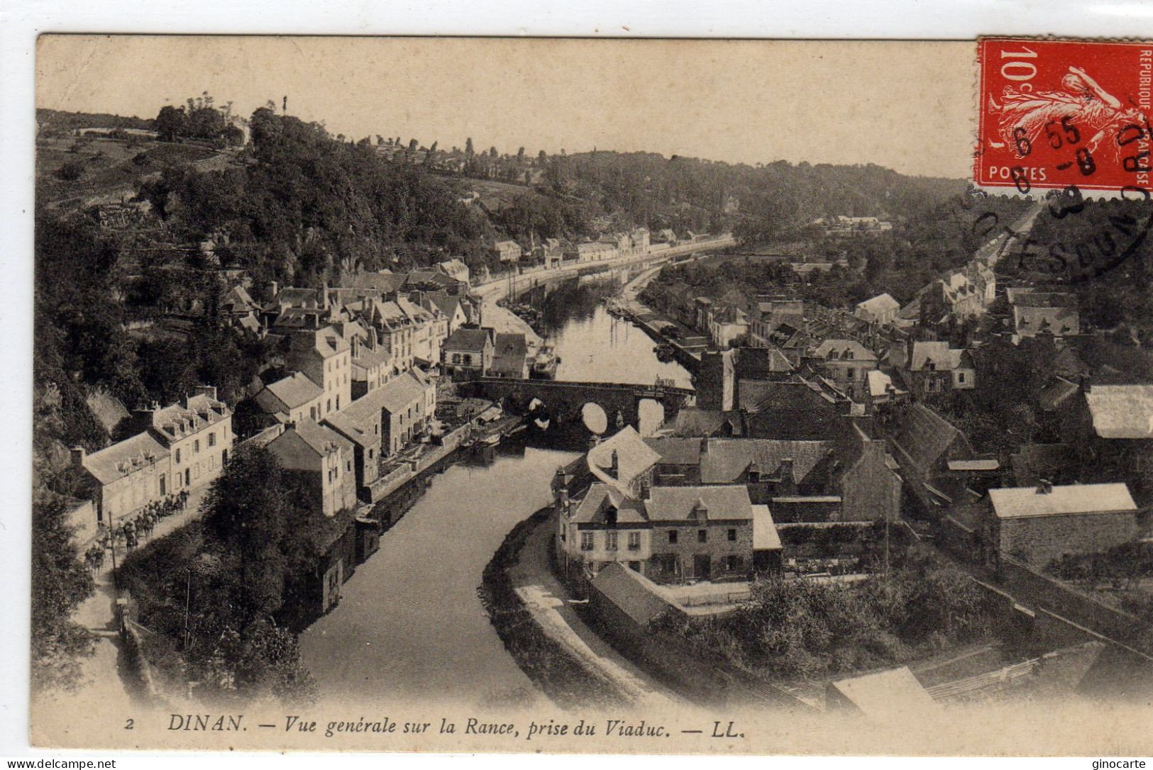 Dinan Vue Generale Du Viaduc - Dinan