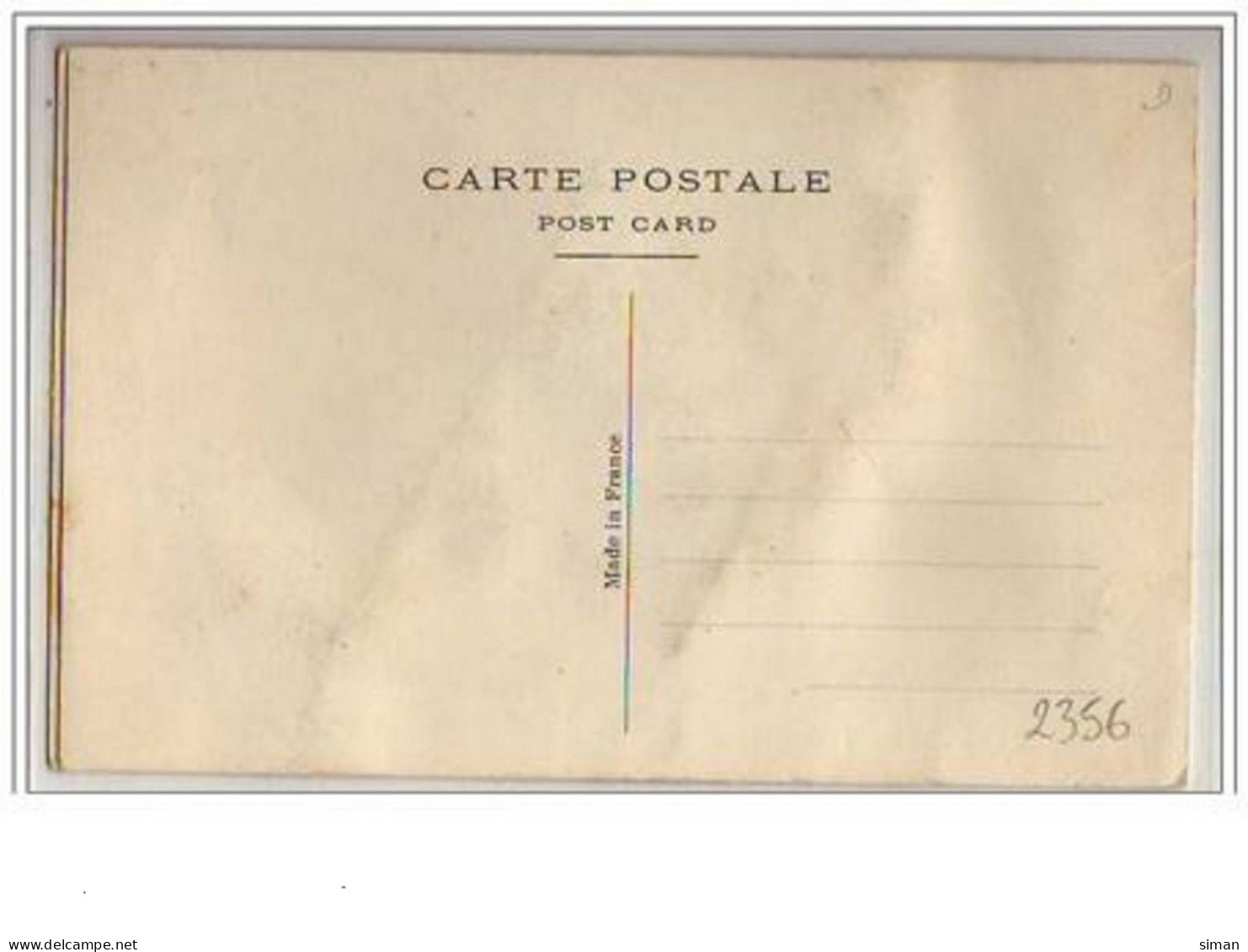 N°2356 - Carte Brodée - Drapeaux Français Et Anglais - Bordados