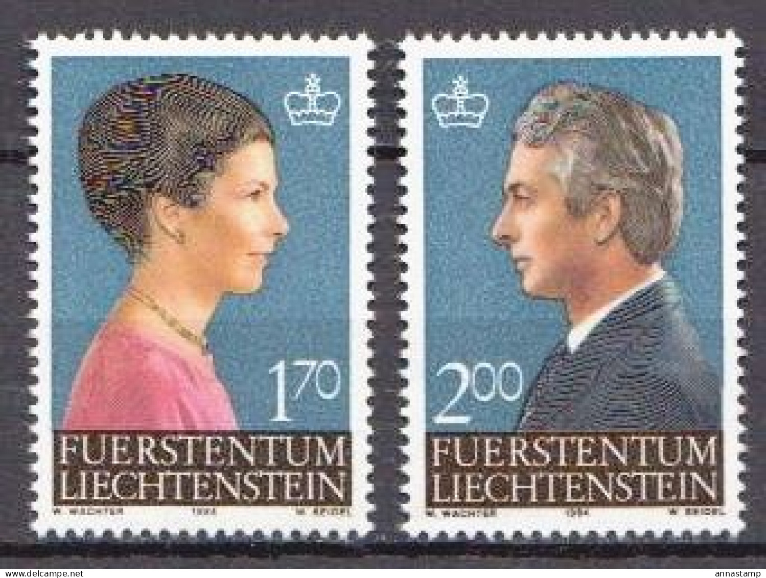 Liechtenstein MNH Set - Familles Royales