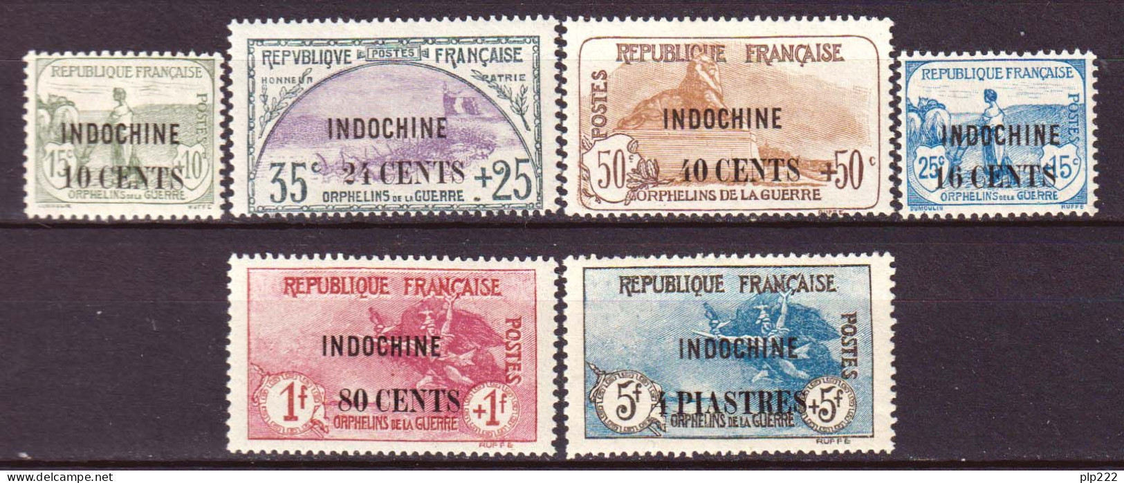 Indocina 1919 Y.T.90/95 */MH VF/F - Nuevos