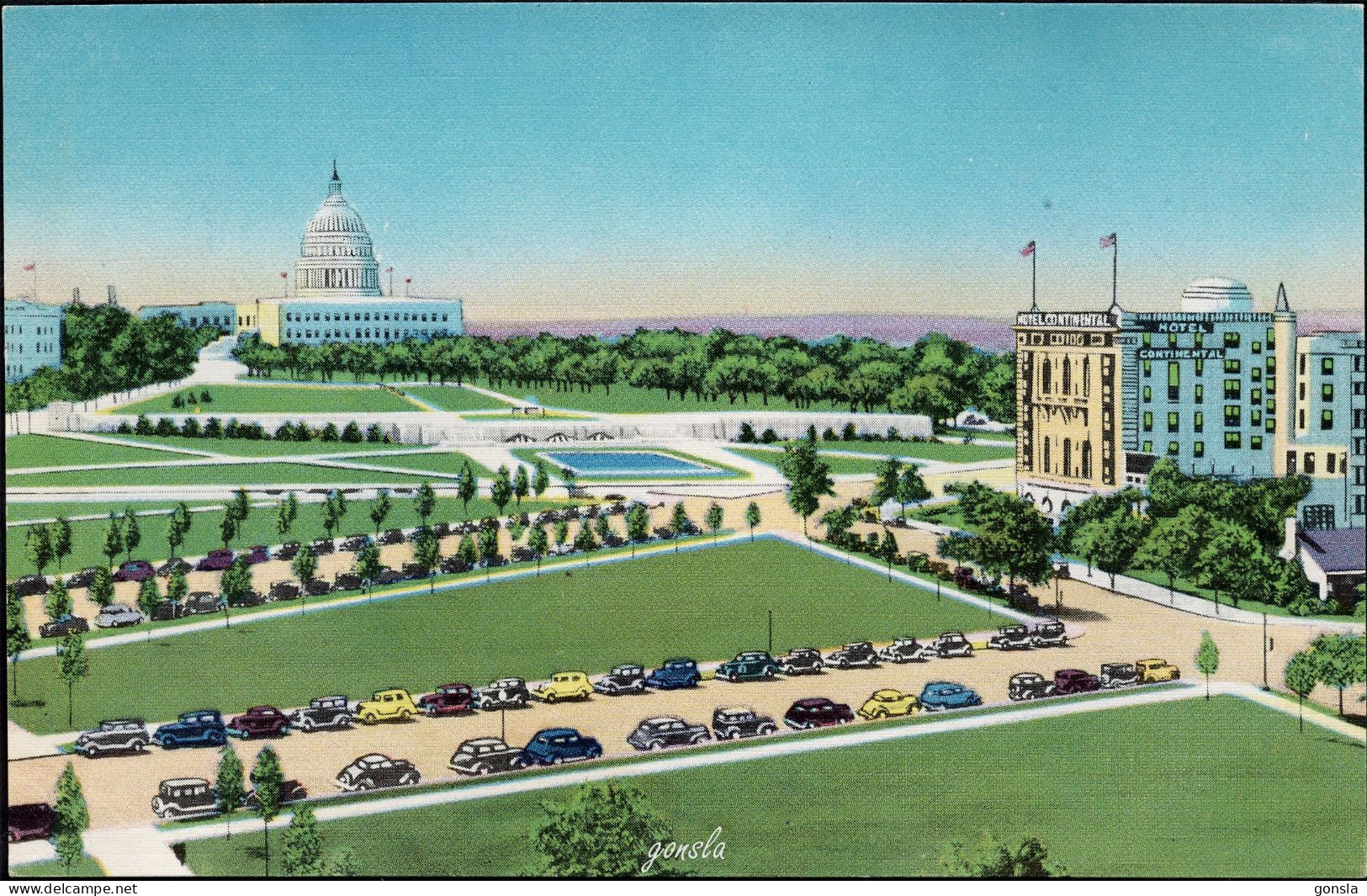 WASHINGTON D.C. 1940-1950 "Hotel Continental" - Washington DC