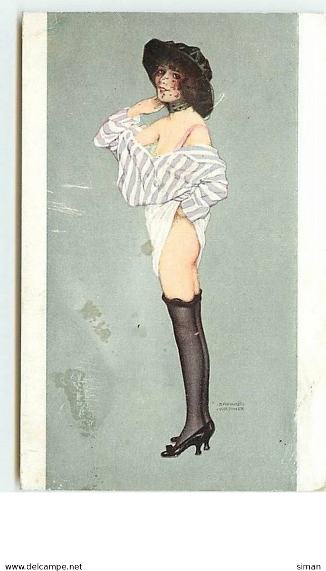 N°6314 - Art Nouveau - Raphaël Kirchner - Femme - La Première Voilette - Kirchner, Raphael