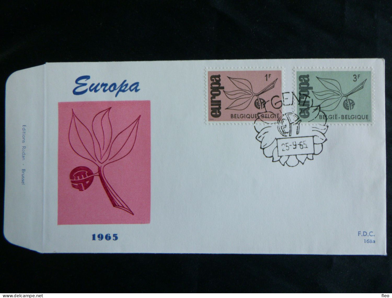 1965 1342-1343 FDC  ( Gent)  : " Europa 65 " - 1961-1970