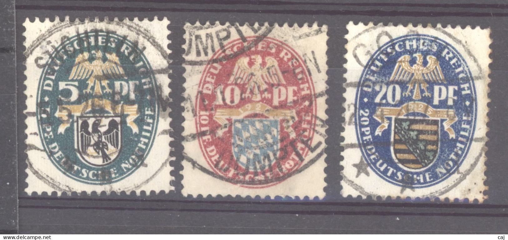 Allemagne  -  Reich  :  Mi  375-77  (o) - Used Stamps