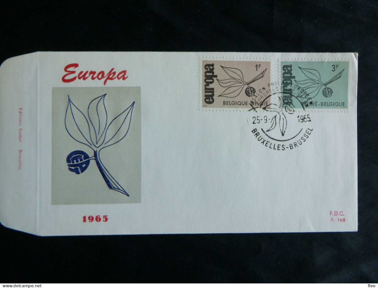1965 1342-1343 FDC  (Brux/Brus)  : " Europa 65 " - 1961-1970