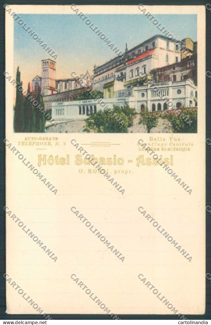 Perugia Assisi Pubblicitaria Cartolina ZB8621 - Perugia