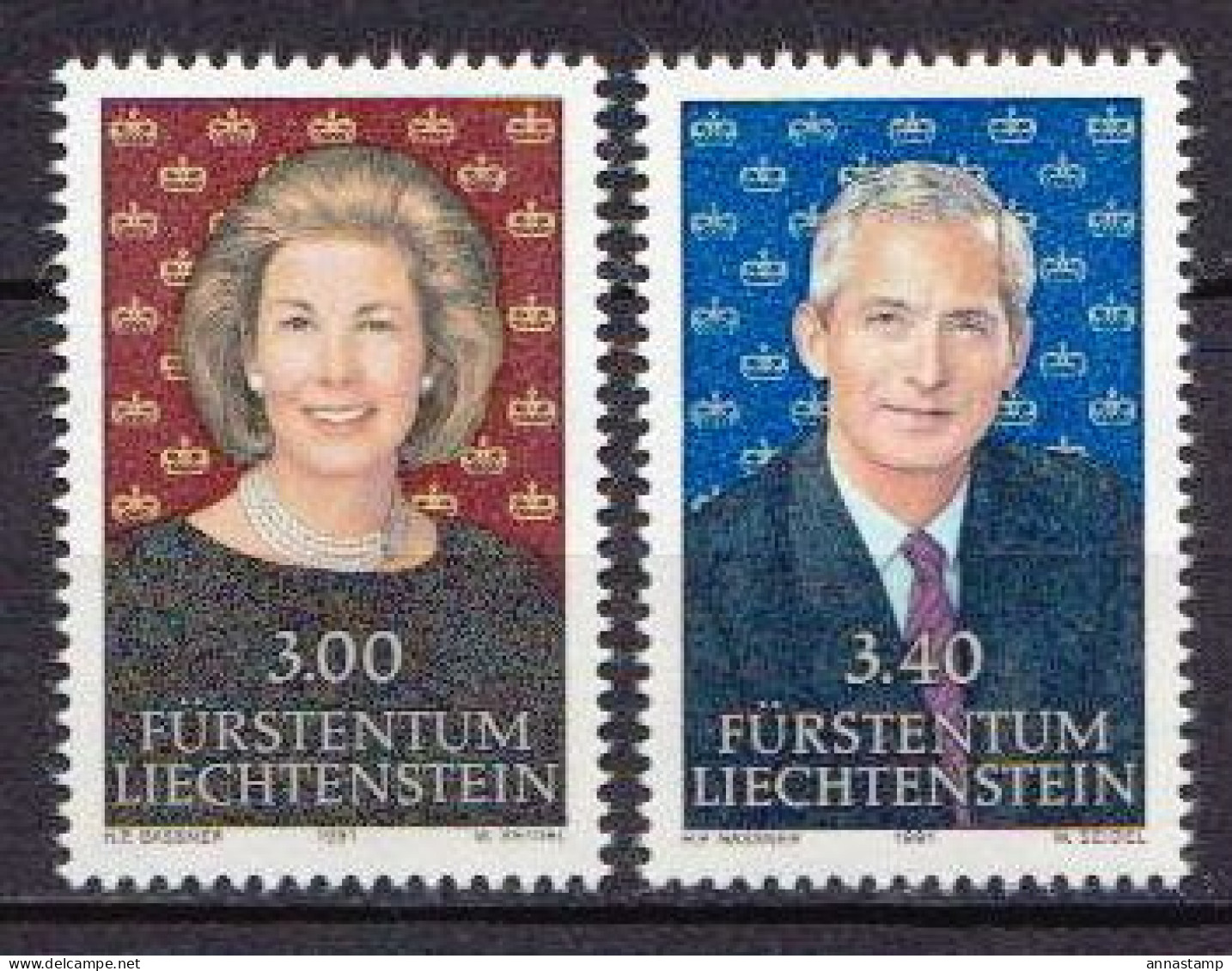 Liechtenstein MNH Set - Koniklijke Families