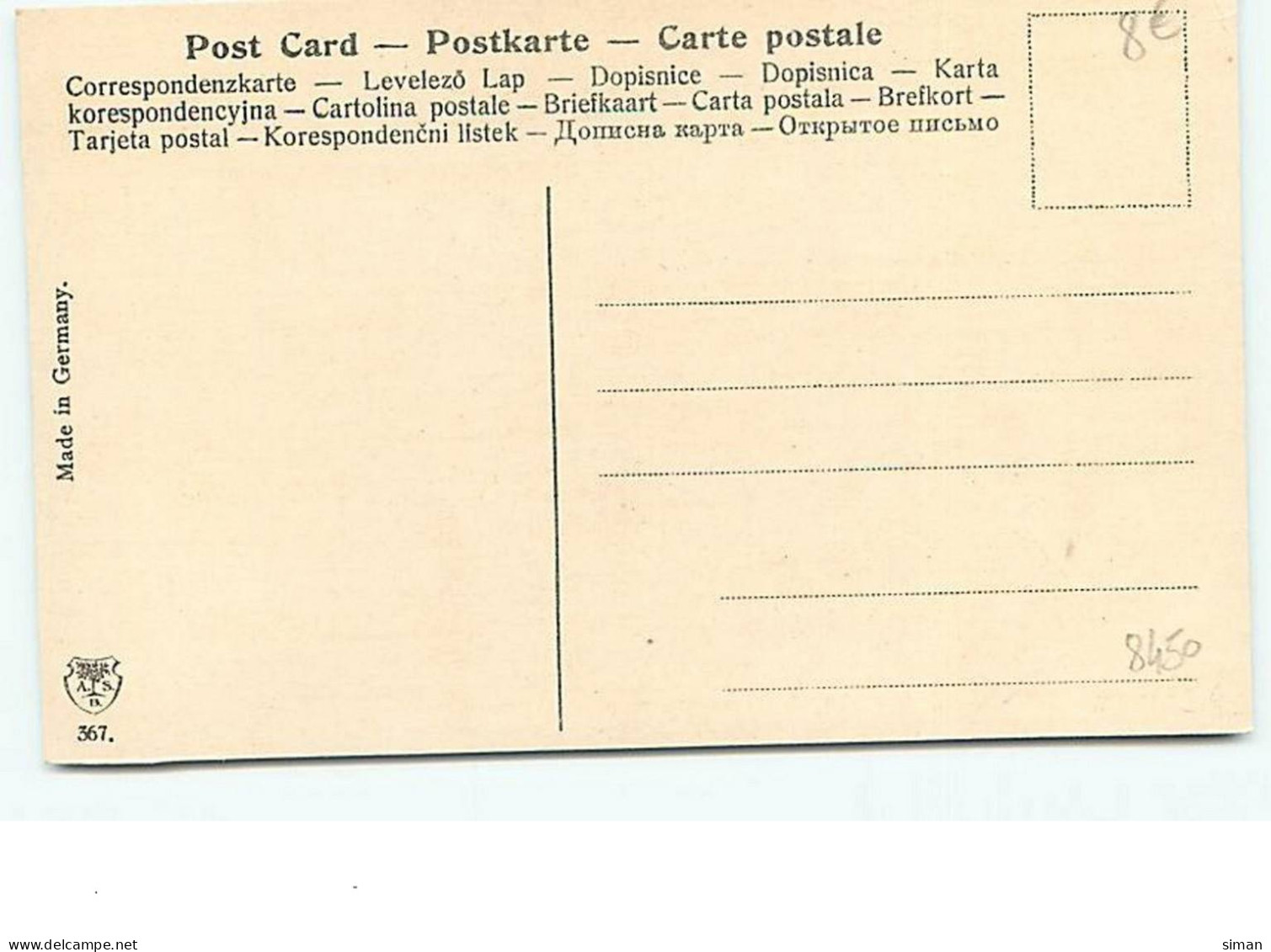 N°8450 - Carte Fantaisie - Enfant Transportant Des Oeufs - Pâques