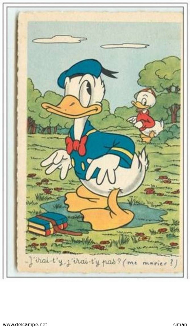 N°2728 - Disney - Donald - J'irai-t-y, J'irai-t'y Pas? - Sonstige & Ohne Zuordnung