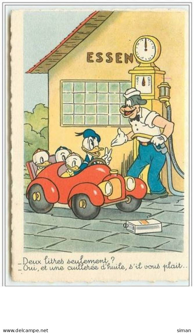 N°2821 - Disney  - Donald, Fifi, Riri Et Loulou - Deux Litres Seulement? Oui, Et Une Cuillérée D'huile, S'il Vous Plait. - Otros & Sin Clasificación