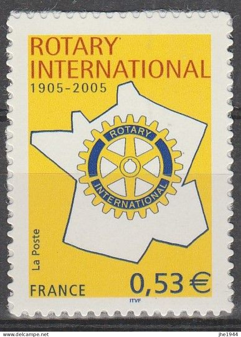 France Autoadhésif N° 52**  Centenaire Du Rotary Club - Autres & Non Classés