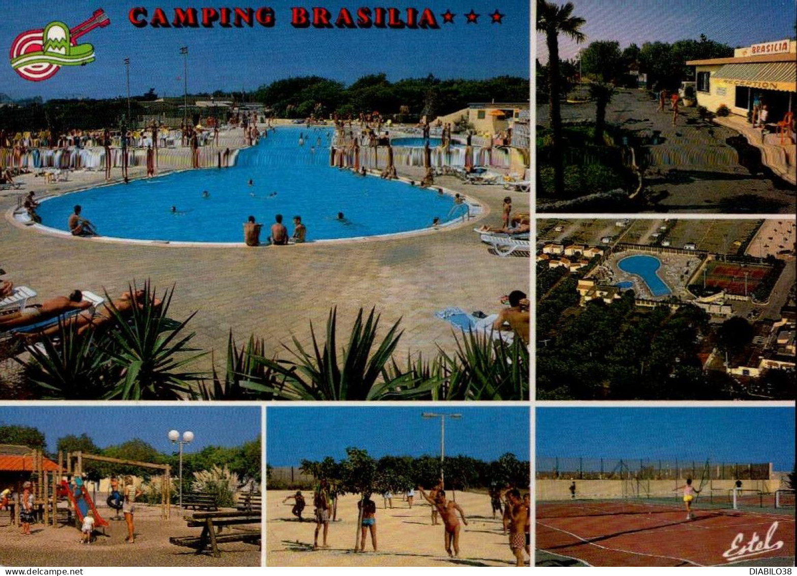 CANET-PLAGE     ( PYRENEES ORIENTALES )    CAMPING BRASILIA - Canet Plage