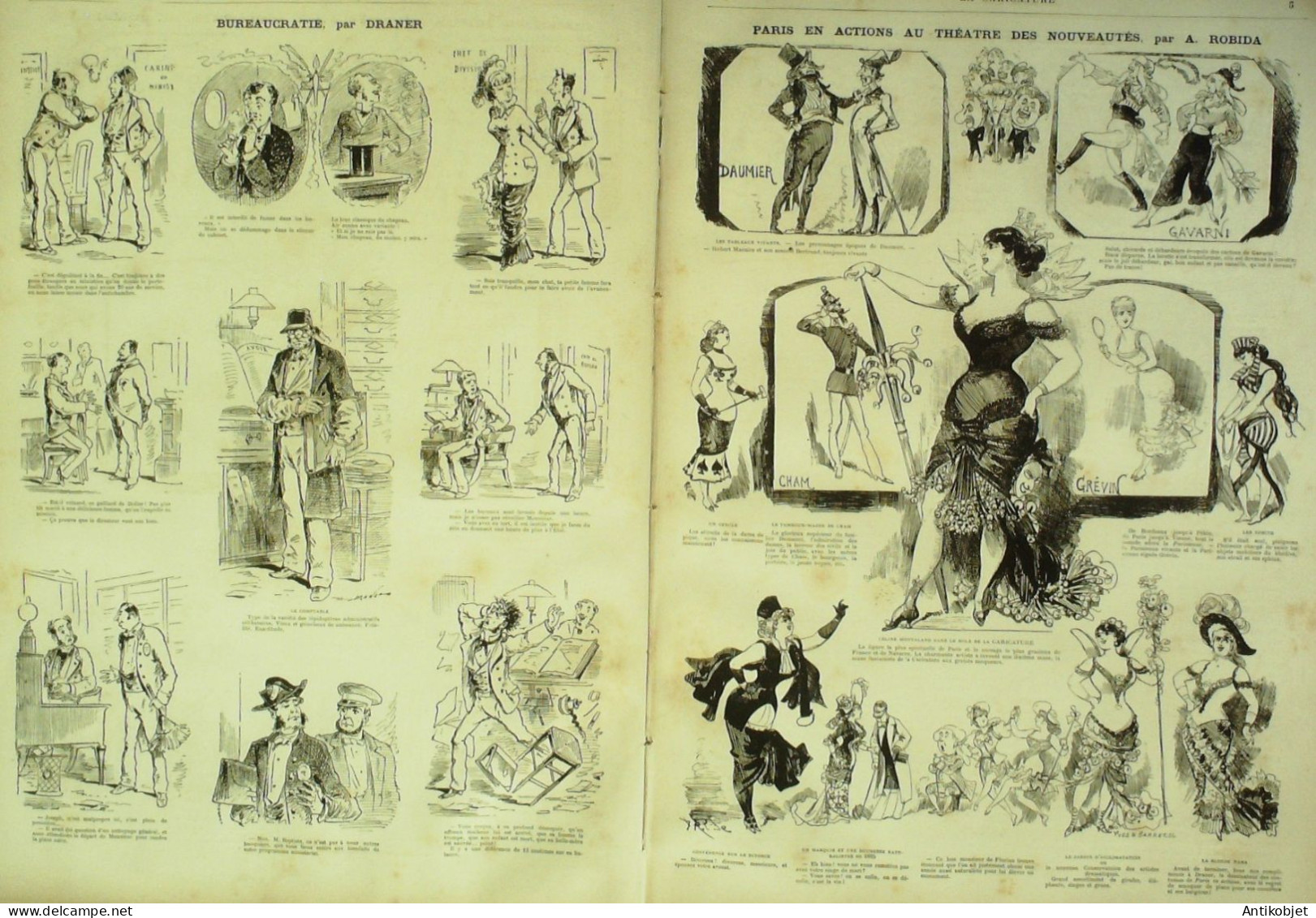 La Caricature 1880 N°  4 Faut-il Tuer Ou Divorcer Robida DranerMorland - Magazines - Before 1900