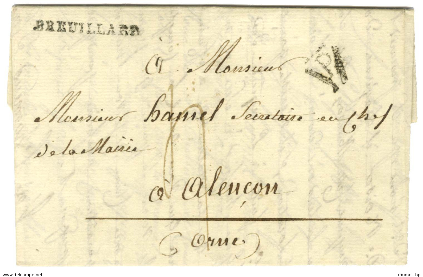 BREUILLARD (S N° 9147) Sur Lettre Avec En-tête AGENCE CENTRALE / De Recettes De Rentes / Pensions Et D'Affaires / Rue St - Sin Clasificación