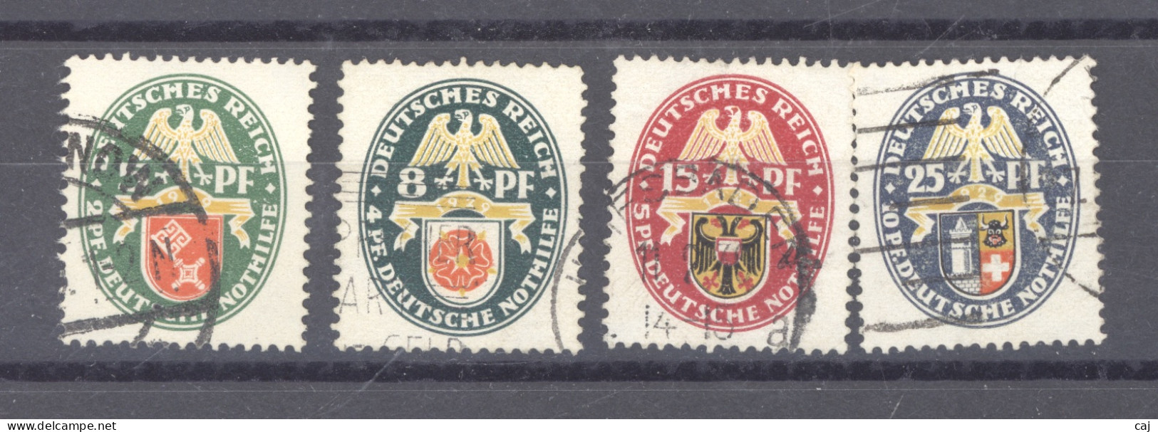 Allemagne  -  Reich  :  Mi  430-33  (o)              ,       N2 - Oblitérés