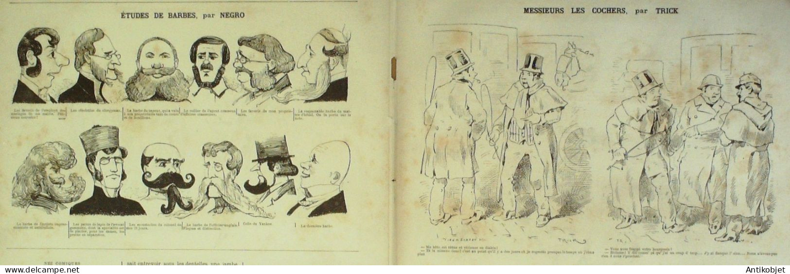 La Caricature 1880 N°  5 Le Choix D'un Costume Draner Robida Trick Negro Kendall - Magazines - Before 1900