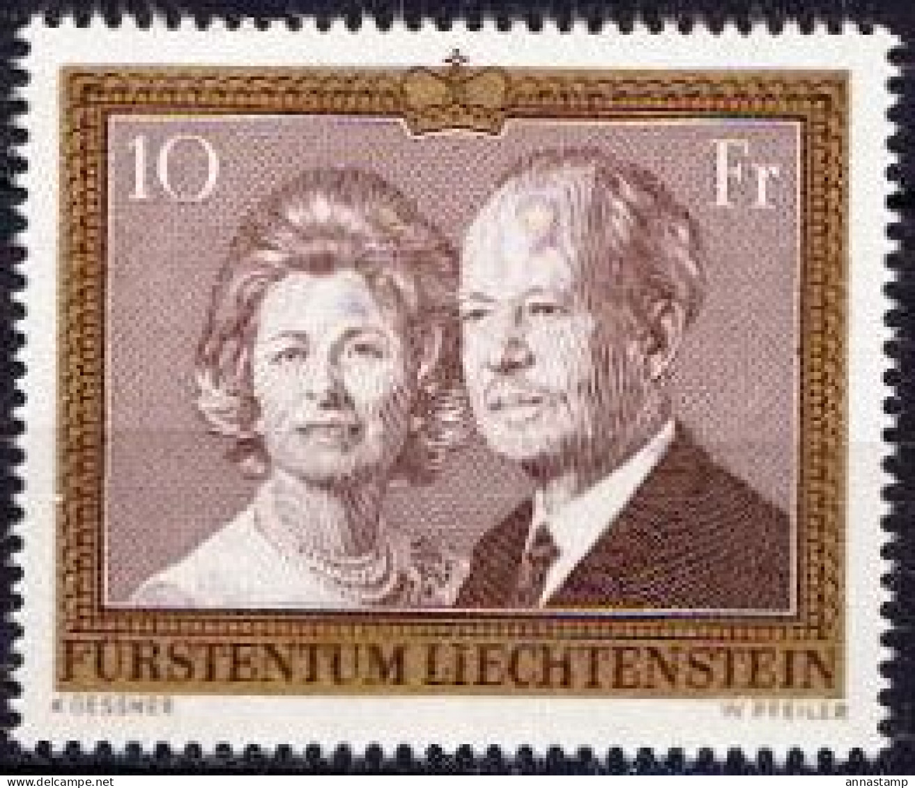 Liechtenstein MNH Stamp - Familias Reales