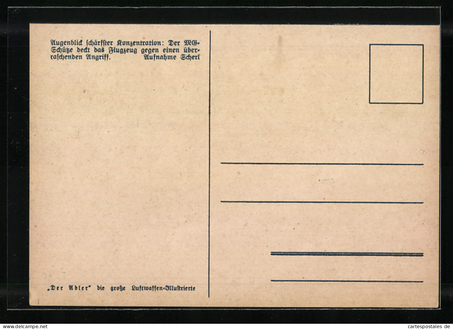 AK MG-Schütze Verteidigt Das Flugzeug Gegen Einen Angriff  - 1939-1945: 2nd War