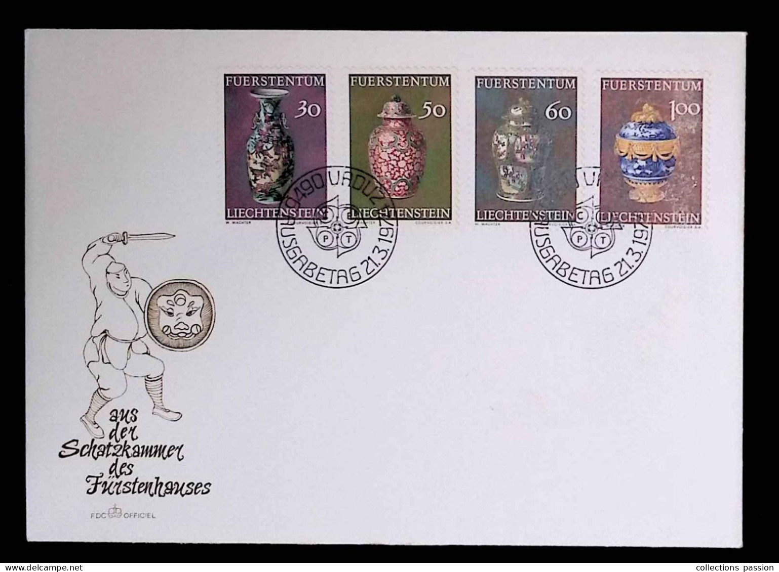 CL, FDC, Premier Jour, Ausgabetag, Liechtenstein, 9490 Vaduz, 21-31974, Fuerstentum Liechtenstein, 545-48 - FDC