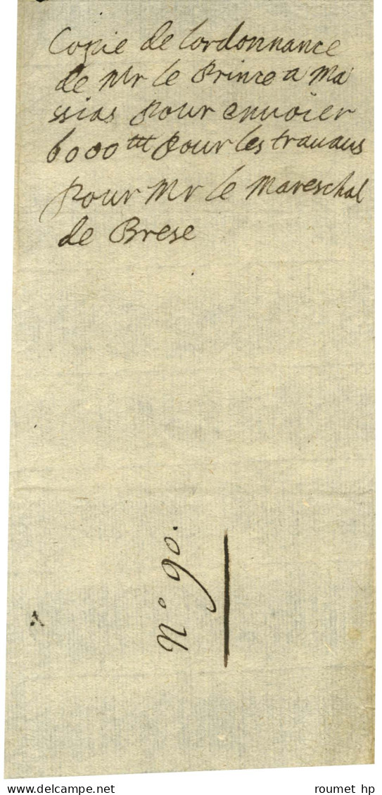 [BOURBON-CONDÉ Henri II De (1588-1646), Prince De Condé]. - Autres & Non Classés