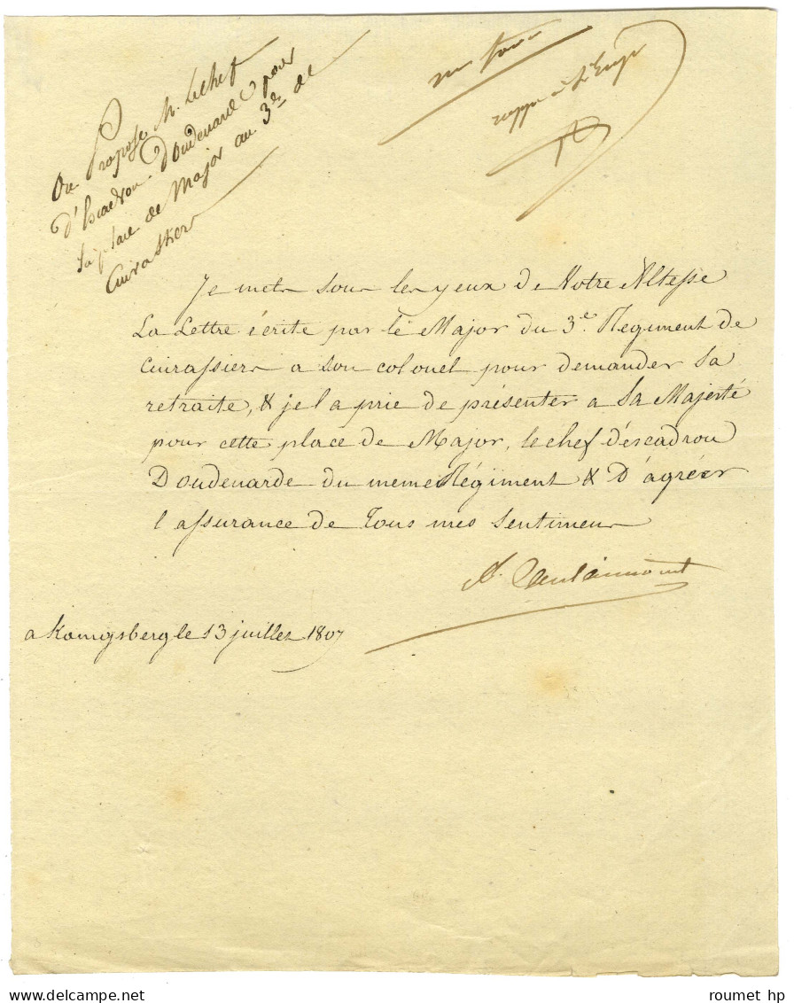 CAULAINCOURT Armand Augustin Louis De (1773-1827), Général De L'Empire Et Diplomate. - Andere & Zonder Classificatie
