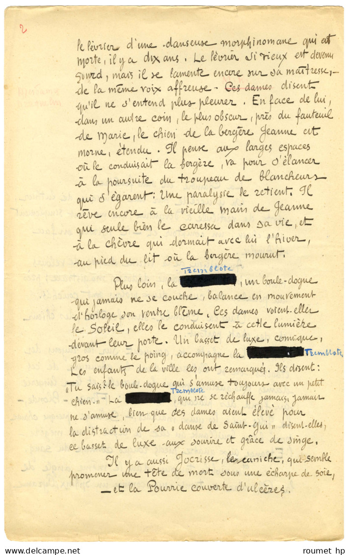 JOUHANDEAU Marcel (1888-1979), écrivain. - Andere & Zonder Classificatie