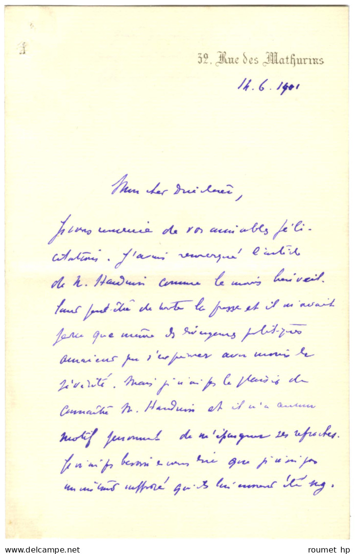POINCARÉ Raymond (1860-1934), Avocat, De L'Académie Française Et Président De La République. - Andere & Zonder Classificatie