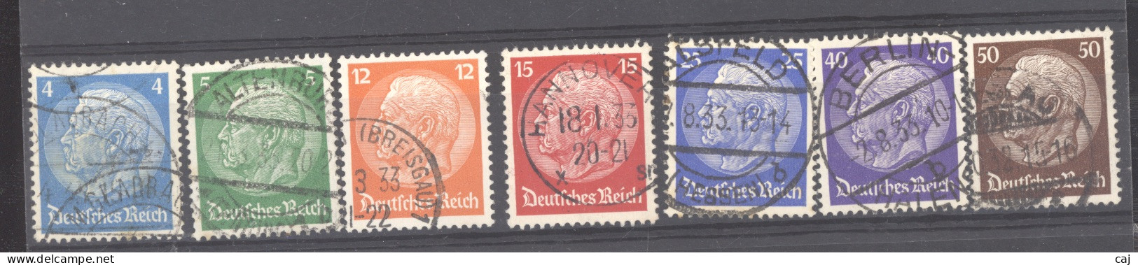 Allemagne  -  Reich  :  Mi  467-73  (o) - Oblitérés