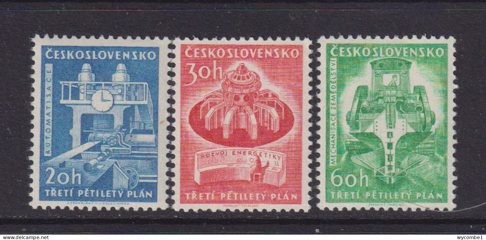 CZECHOSLOVAKIA  - 1961 Five Year Plan Set Never Hinged Mint - Ungebraucht