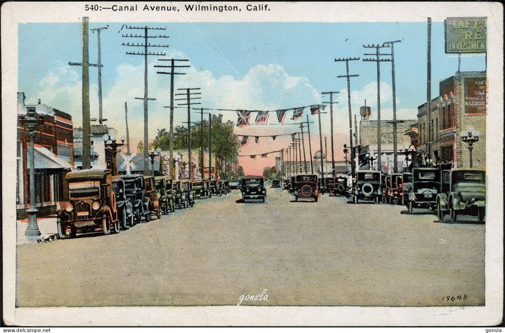 LOS ANGELES 1926 "Wilmington" Canal Avenue - Los Angeles