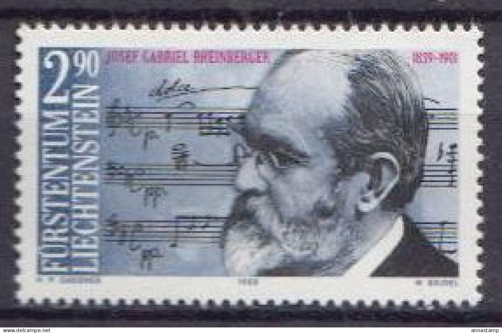 Liechtenstein MNH Stamp - Music