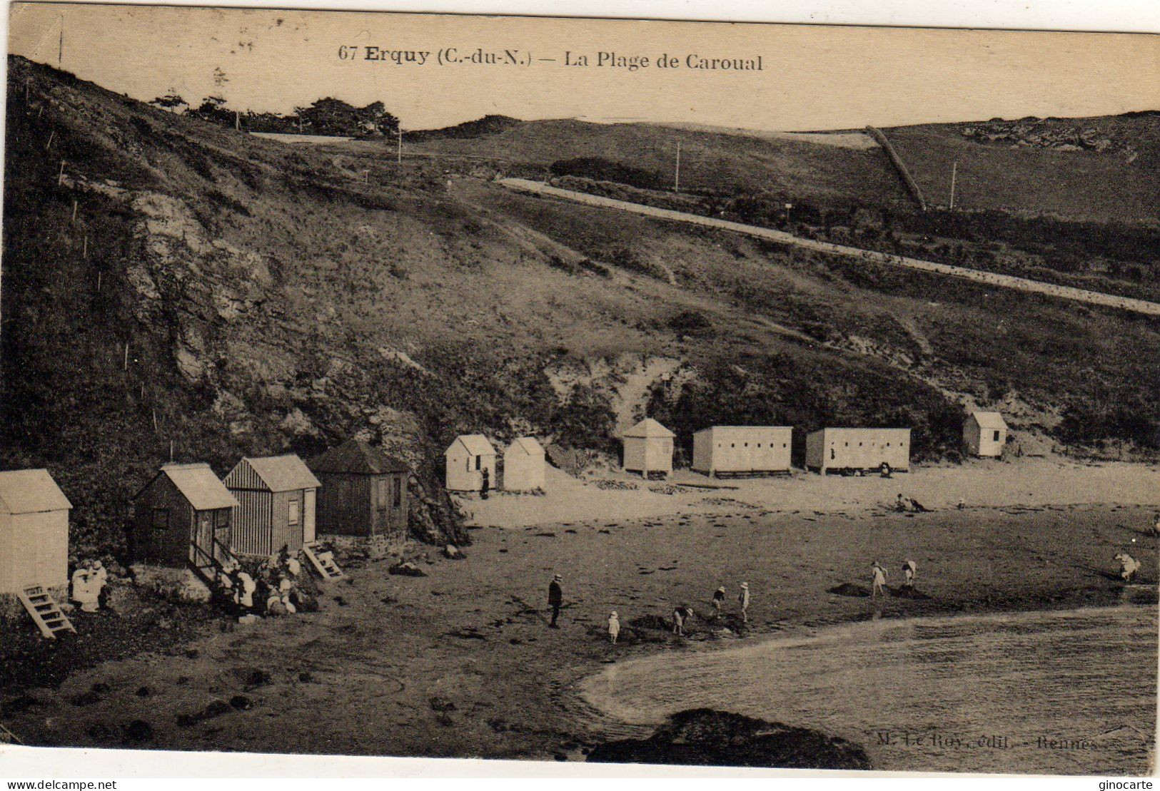 Erquy La Plage De Caroual - Erquy