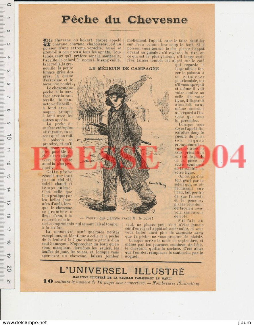 2 Vues Humour Bureau De Tabac Enseigne Carreau Prix Vitre Porte Cassée Thème Vitrier Médecin De Campagne Pêche Chevesne - Sin Clasificación