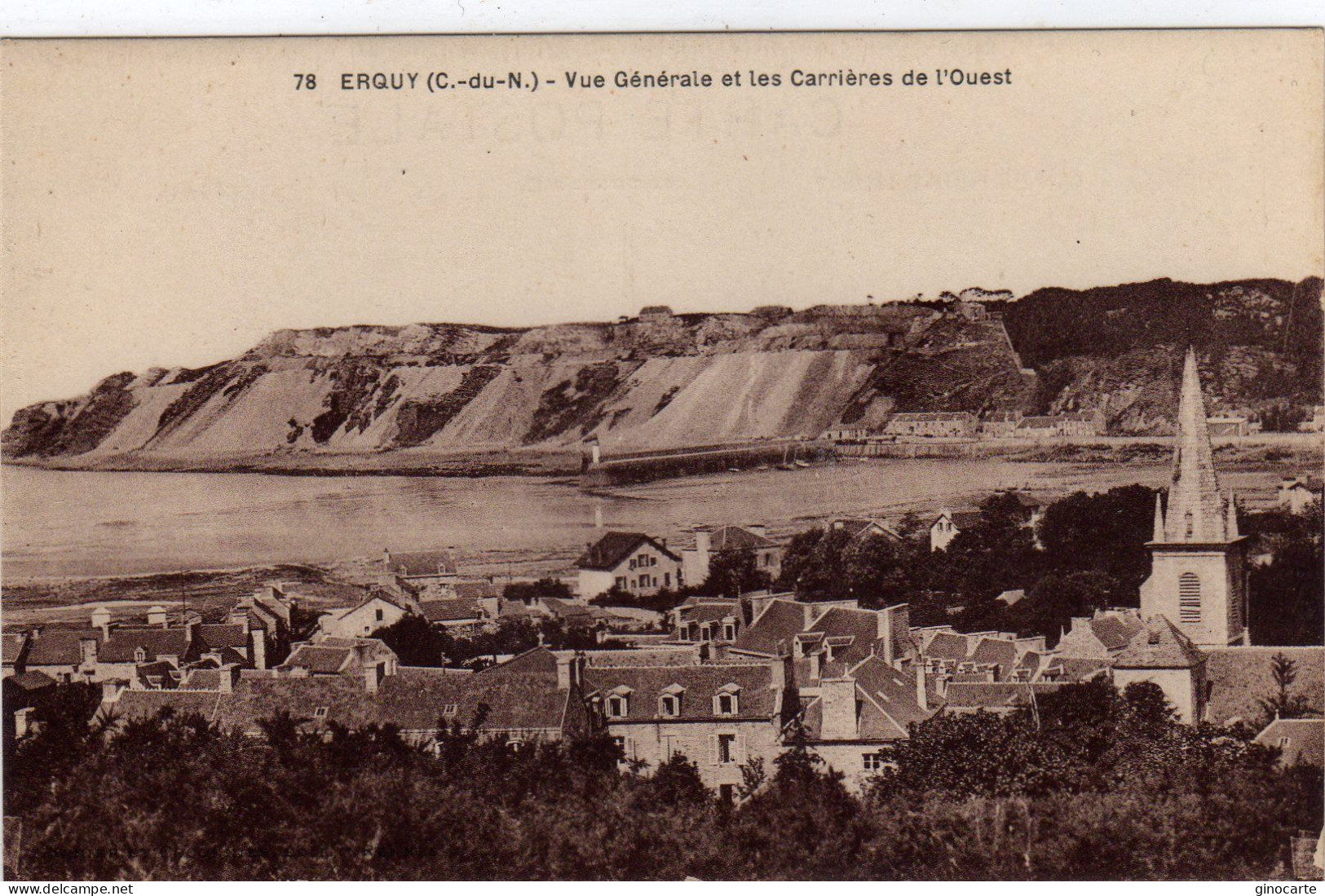 Erquy Vue Generale Et Les Carrieres De L'ouest - Erquy