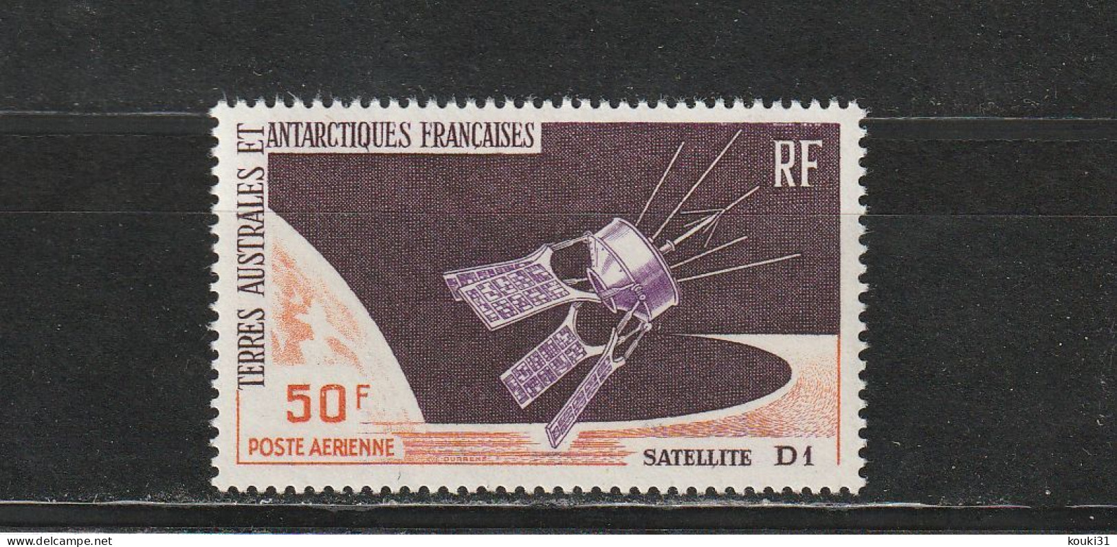 TAAF YT PA 12 * : Satellite D1 - 1966 - Poste Aérienne