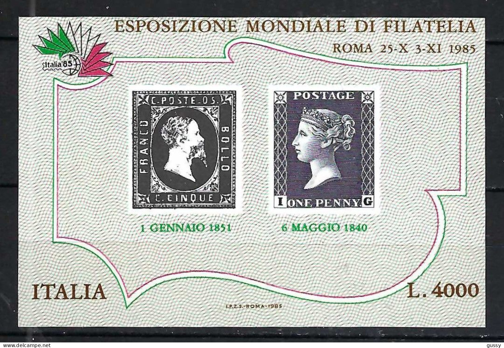 ITALIE Ca. 1985: B&F Neuf** ND "ROMA '85" - Hojas Bloque