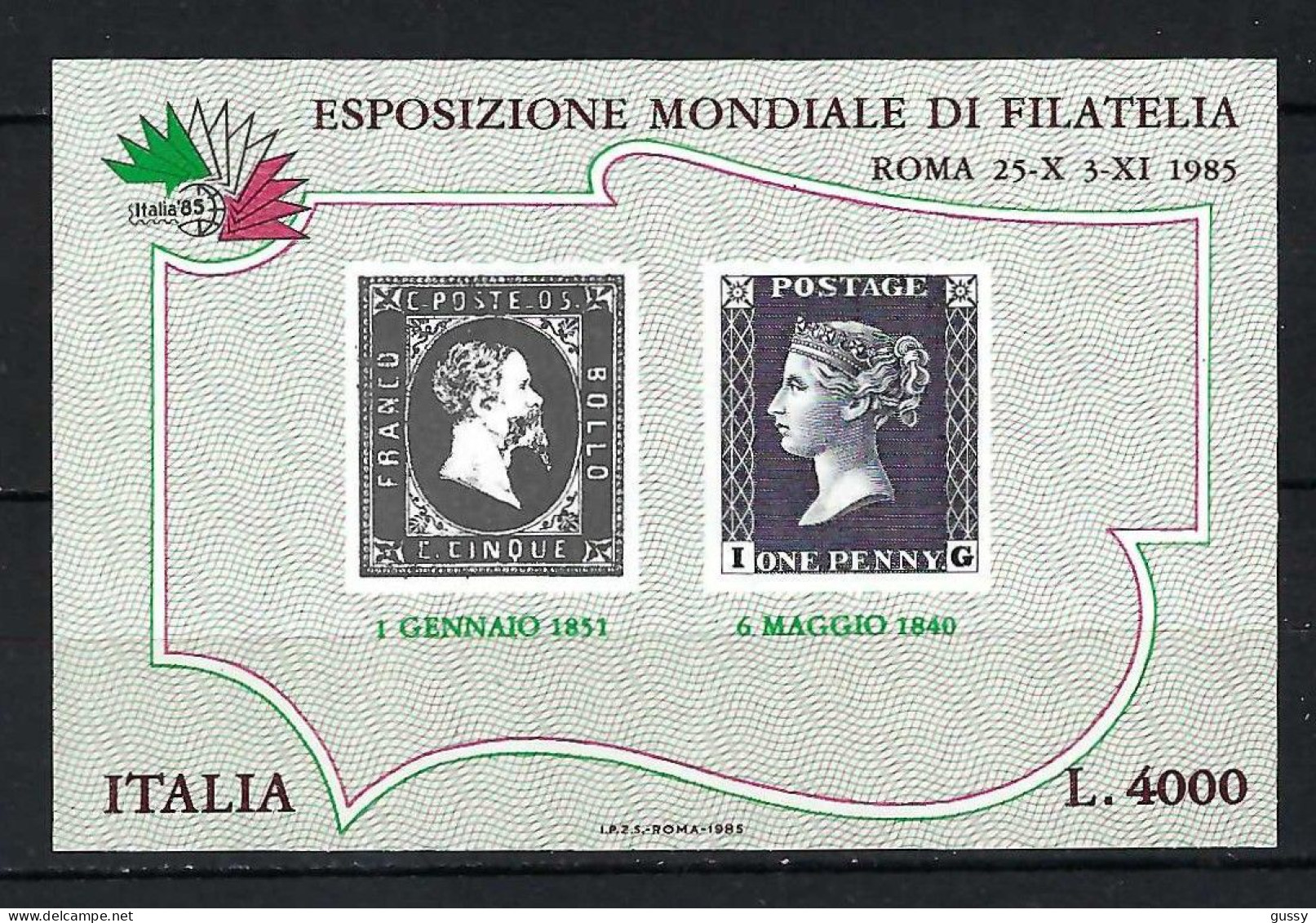 ITALIE Ca. 1985: B&F Neuf** ND "ROMA '85" - Blocs-feuillets